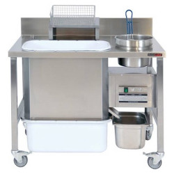 Стол для панировки RoboLabs SR-P1-1A с автоматическим просеивателем