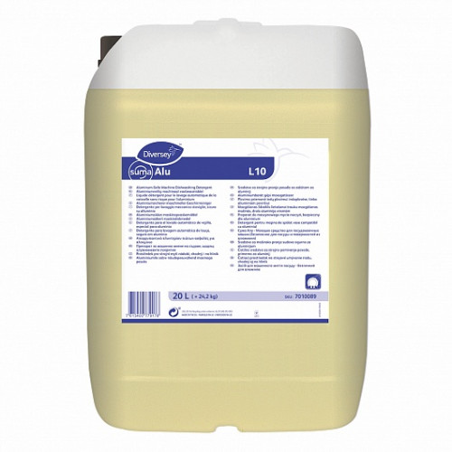 Жидкий детергент Diversey Professional Suma Alu L10 для воды средней жесткости, безопасен для алюминия 20 л