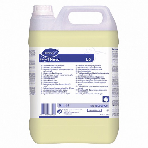 Жидкий детергент Diversey Professional Suma Nova L6 для жесткой воды 2 х 5 л
