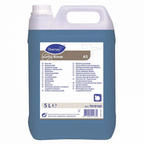 Нейтральный ополаскиватель Diversey Professional Suma Rinse A5 (упак 2 х 5 л)