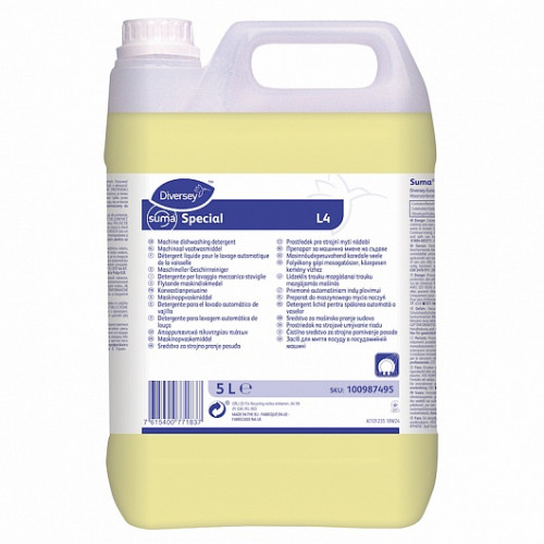 Жидкий детергент Diversey Professional Suma Special L4 для воды средней жесткости 2 х 5 л