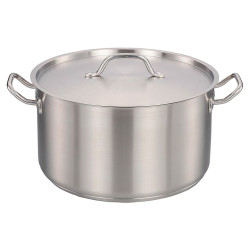 КАСТРЮЛЯ INDOKOR PROFESSIONAL НЕРЖ.СТАЛЬ 15,4Л, 28Х25СМ С КРЫШКОЙ