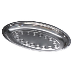 БЛЮДО ОВАЛЬНОЕ МЕТАЛЛ 25Х15,5СМ