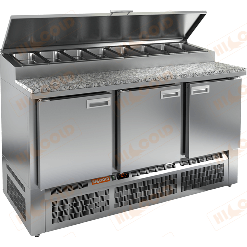 Стол для пиццы HICOLD PZE1-111/GN камень