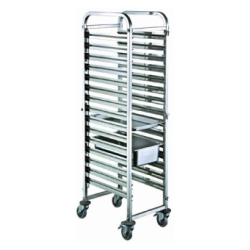 Тележка-шпилька CuisinAid для гастроемкостей 1/1, 15 уровней. 380x550x1735 CD-RT1115