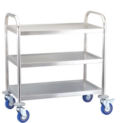 Тележка сервировочная CuisinAid 3 полки 810х460хH850 мм CD-RST3B