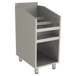 Модуль барный Restoinox 1000х600х850 для хранения бутылок (лестница)
