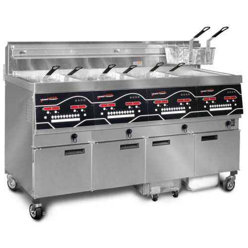 Фритюрница Evolution Elite газ., четыре зоны, 8 корзинок Henny Penny EEG 244