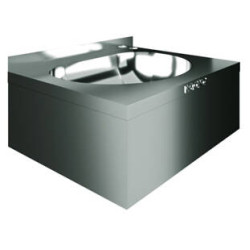 Рукомойник настенный Restoinox 500х450х200 с бортом