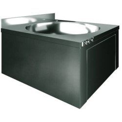 Рукомойник настенный Restoinox 400х400х200 подключение к холодной воде