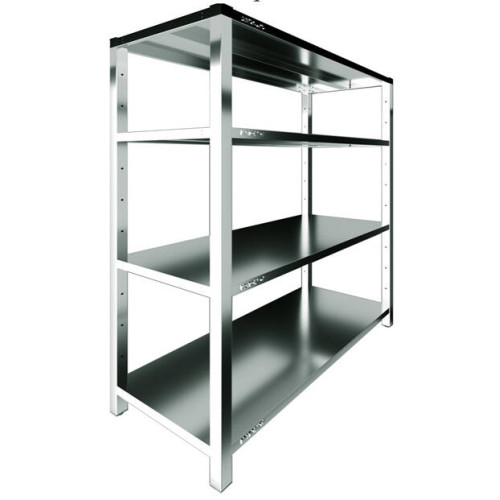 Стеллаж производственный Restoinox 1000х500х1800 каркас - нерж. профиль 40х40