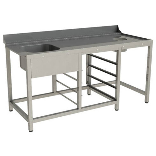 Стол входной для посудомоечной машины Restoinox 1700х740х850